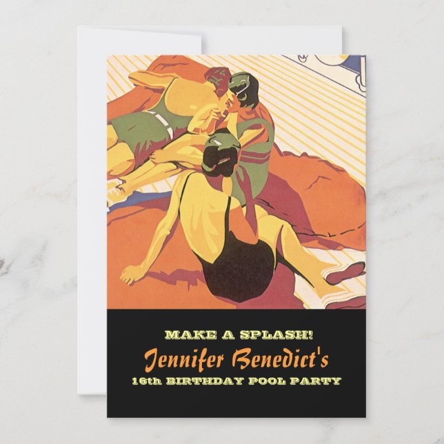 Inbjudan till Anpassningsbarna för illustration av (Framsida)