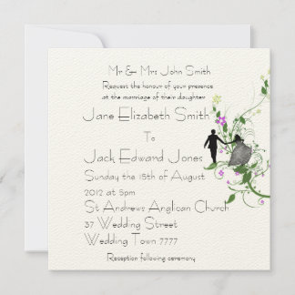 Inbjudan till Anpassningsbarna Garden Wedding Brid
