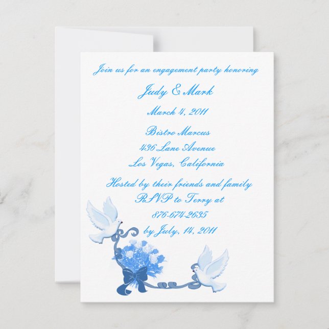 Inbjudan till Anpassningsbarnas Förlovningsfest (Framsida)