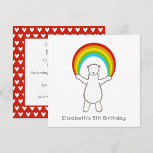 Inbjudan till anpassningsbarnas Polar Bear & Rainb