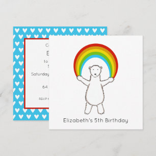 Inbjudan till anpassningsbarnas Polar Bear & Rainb