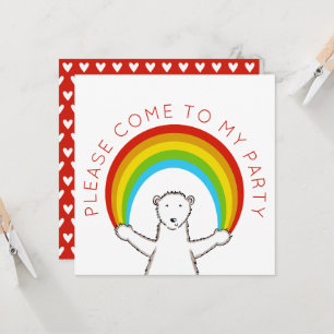 Inbjudan till anpassningsbarnas Polar Bear & Rainb