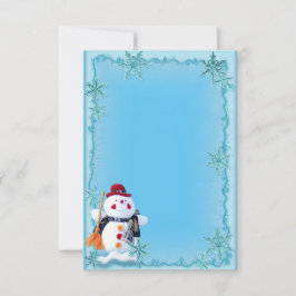 Inbjudan till anpassningsbarnas vinter-bröllop