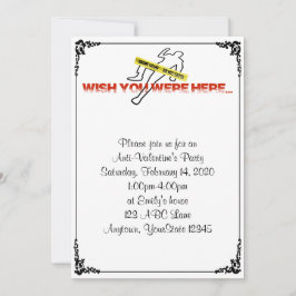 Inbjudan till Anti-Valentinefest