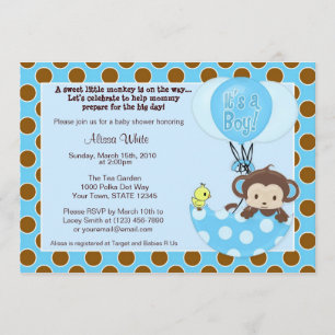 Inbjudan till Apida Birdie Paraplla Baby Shower