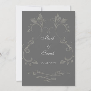 Inbjudan till Arabesque Flourish Chalkboard