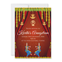 Inbjudan till Arangetram & Inbjudan till Arangetra