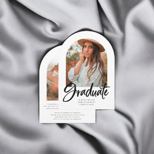 Inbjudan till Arch Photo Brush Calligraphy Student