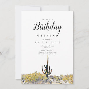 Inbjudan till Arizona Birthday Helg