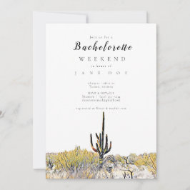 Inbjudan till Arizona Desert Bachelorette-partiet