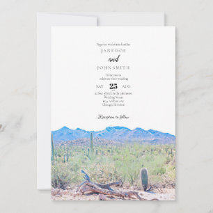 Inbjudan till Arizona Desert Wedding