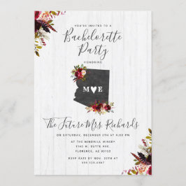 Inbjudan till Arizona State Blommigt Bachelorette-