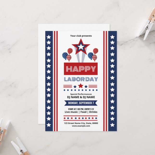Inbjudan till arrangemang på amerikanska arbetsdag (Fram/Back In Situ)