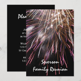 Inbjudan till återförening av Fireworks-familj
