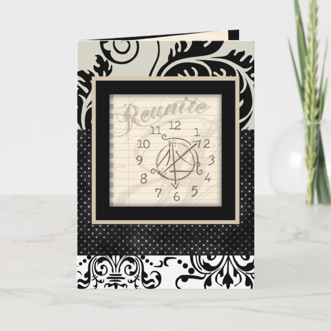 Inbjudan till återförening av klocka (Framsida)