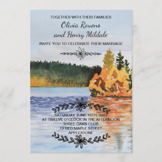 Inbjudan till Autumn sjö