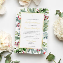 Inbjudan till Ava-katolska Real Foil Wedding och O