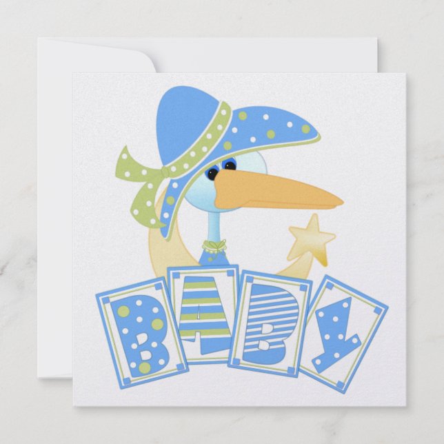 Inbjudan till baby (Framsida)