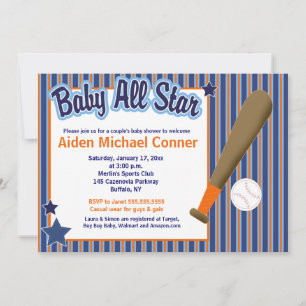 Inbjudan till Baby All Stars Baseball och Fladderm