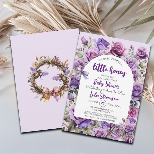 Inbjudan till Baby Bee Ro Baby Shower (Skapare uppladdad)