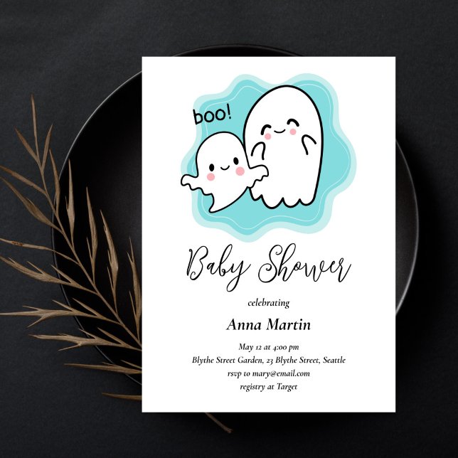 Inbjudan till Baby Boo Ghost Shower (Skapare uppladdad)