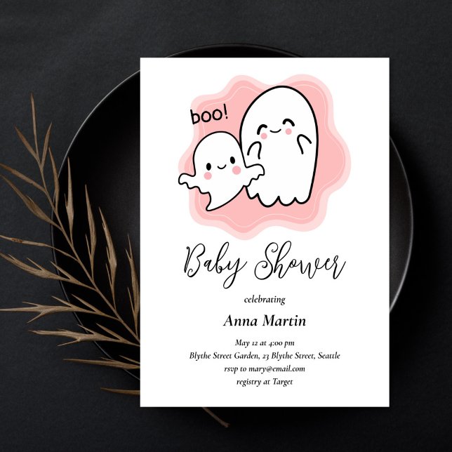 Inbjudan till Baby Boo Ghost Shower (Skapare uppladdad)