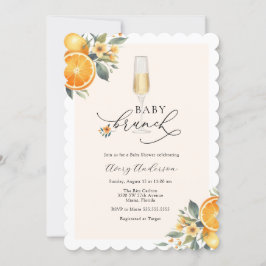Inbjudan till baby Brunch Baby Shower