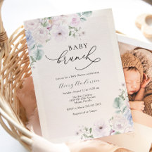 Inbjudan till baby Brunch Baby Shower