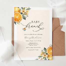 Inbjudan till baby Brunch Baby Shower