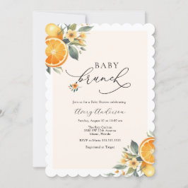 Inbjudan till baby Brunch Baby Shower