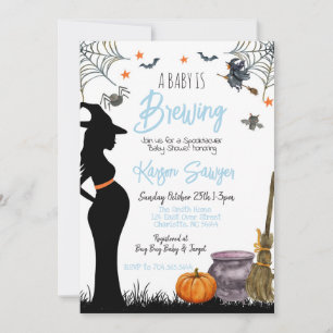 Inbjudan till Baby-brygga Halloween-babyskor