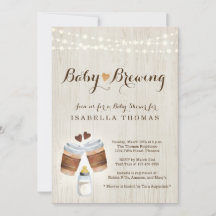 Inbjudan till Baby-bryggerikaffe eller teababyskor