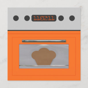 Inbjudan till Baby Bun Recipe (orange ett)