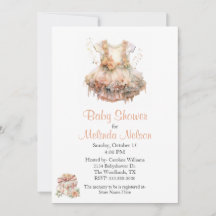 Inbjudan till Baby Dress Baby Shower