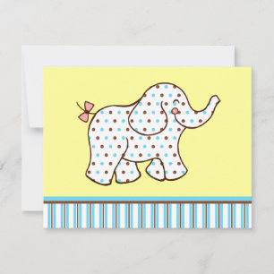 Inbjudan till Baby elefant