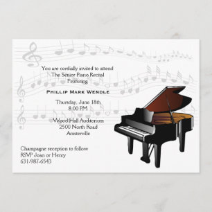 Inbjudan till Baby Grand Piano