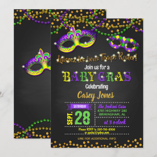 Inbjudan till baby Gras Baby Shower