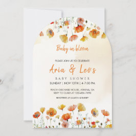 Inbjudan till baby i Bloom Baby Shower