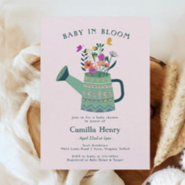 Inbjudan till baby i Bloom Baby Shower
