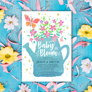 Inbjudan till baby i Bloom Baby Shower