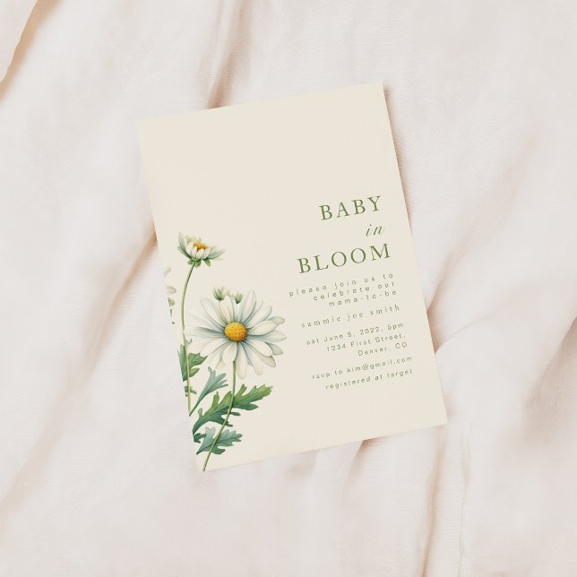 Inbjudan till baby i Bloom Baby Shower (Skapare uppladdad)