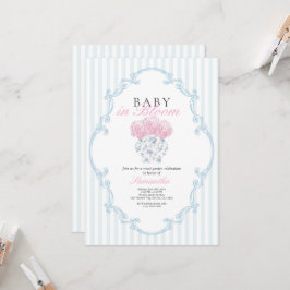 Inbjudan till baby i Bloom Baby Shower