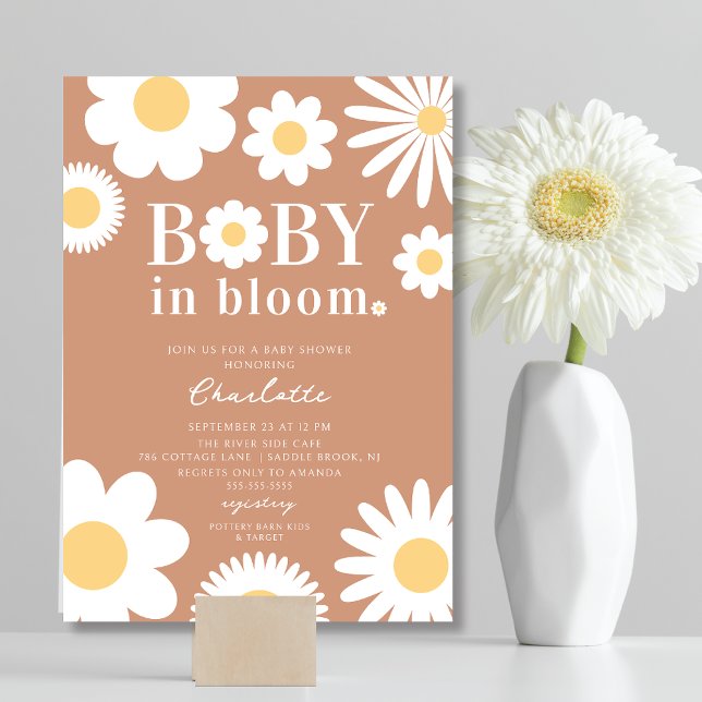 Inbjudan till baby i bloombabyskor (Skapare uppladdad)