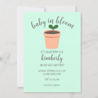 Inbjudan till baby i bloombabyskor