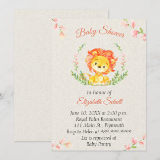 Inbjudan till Baby Lejon babyvisningsprogram