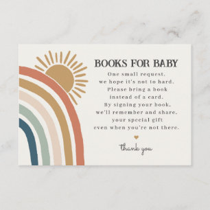 Inbjudan till baby om sunshine boho bokar för inbj