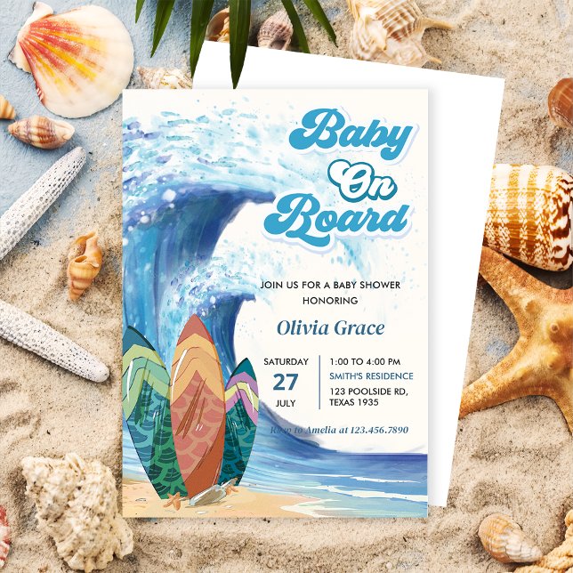 Inbjudan till Baby ombord på babydisken för babysk (Skapare uppladdad)