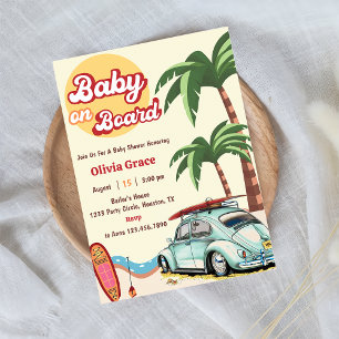 Inbjudan till Baby ombord på babydisken för babysk