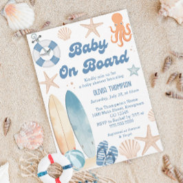 Inbjudan till Baby ombord på babyskor