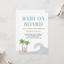 Inbjudan till baby på babyskor ombord